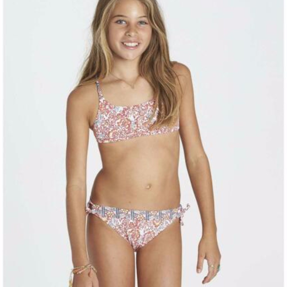 Billabong Girls' Sea Side Tali Two Piece Swimsuit